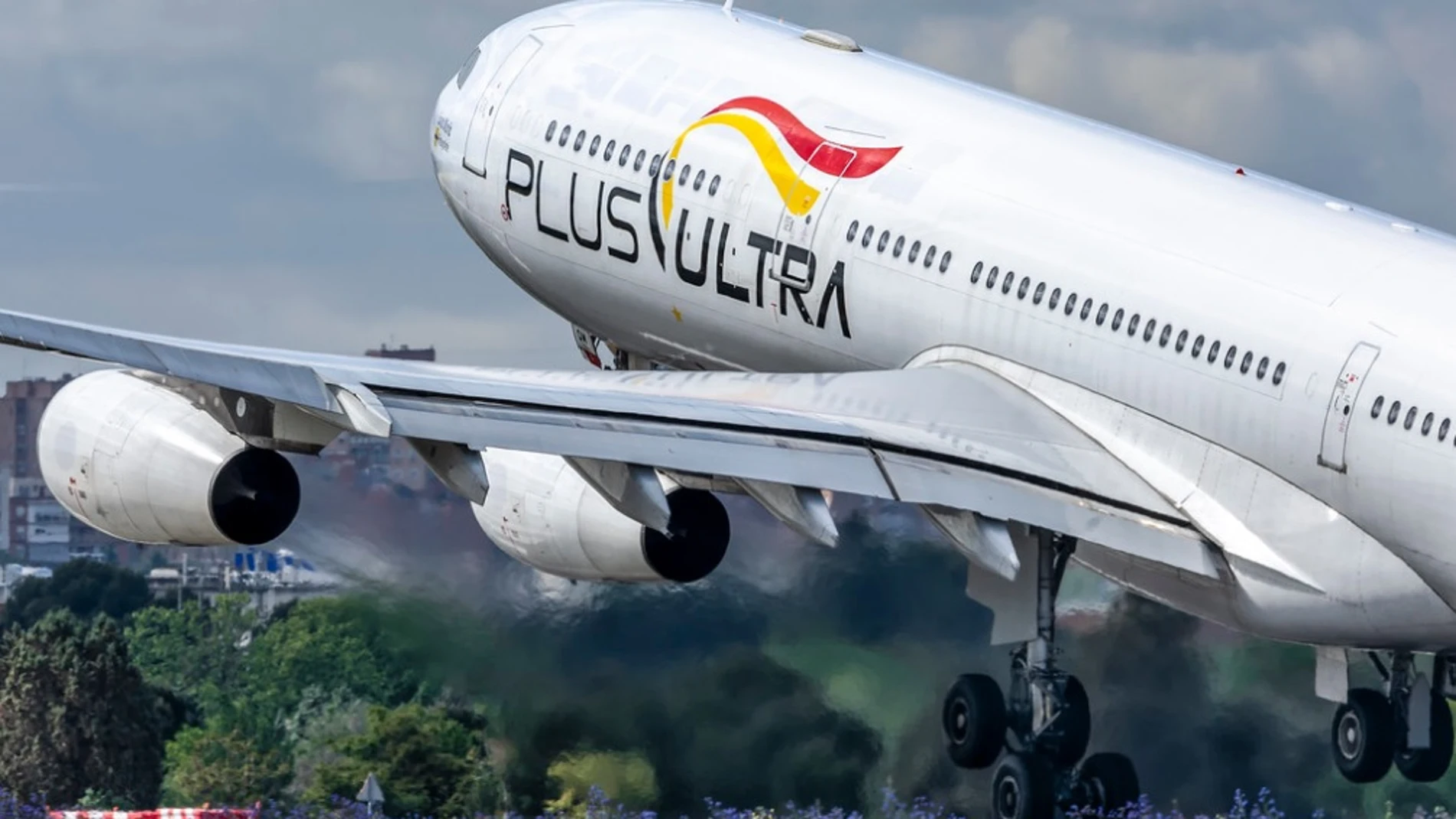 Avión de la aerolínea Plus Ultra