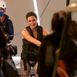 Pilar Rubio emocionada tras superar sus miedos en 'El Hormiguero', en Madrid (España) a 7 de abril de 2021.PILAR RUBIO;EL HORMIGUERO;LLORANDO;EMOCIONADA;GRUA;08 ABRIL 2021Jose Velasco / Europa Press08/04/2021