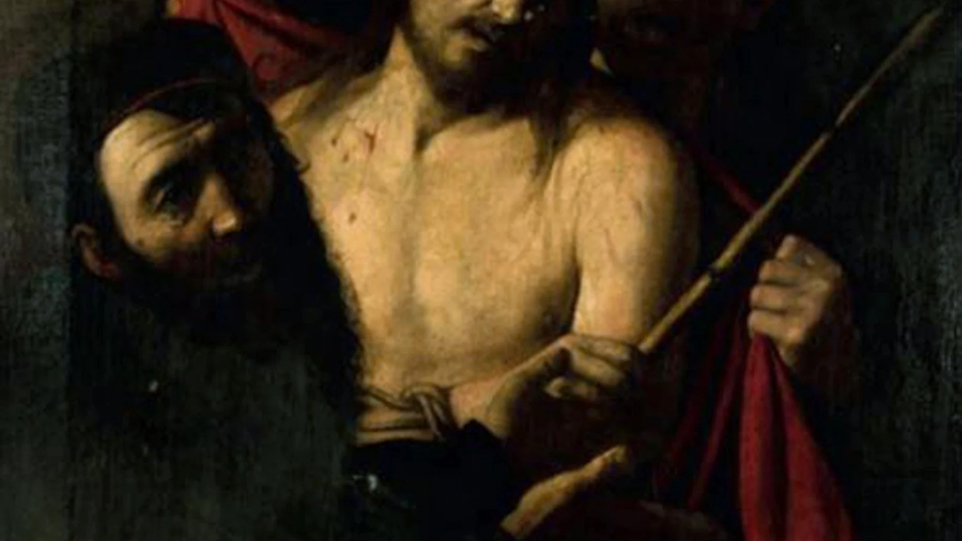 "Ecce homo" retirado de la subasta de la Casa Ansorena de Madrido ante la hipótesis de que se trate de un verdadero Caravaggio, según informó el diario italiano "La Repubblica". EFE/ Ansorena