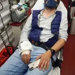 Ángel López, diputado de Vox por Guadalajara, herido tras los disturbios de ayer en Vallecas. Foto: @VOX_Guadalajara