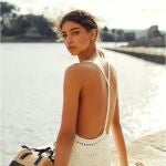 Vestido de crochet de Pull & Bear