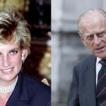 Lady Di y el duque de Edimburgo