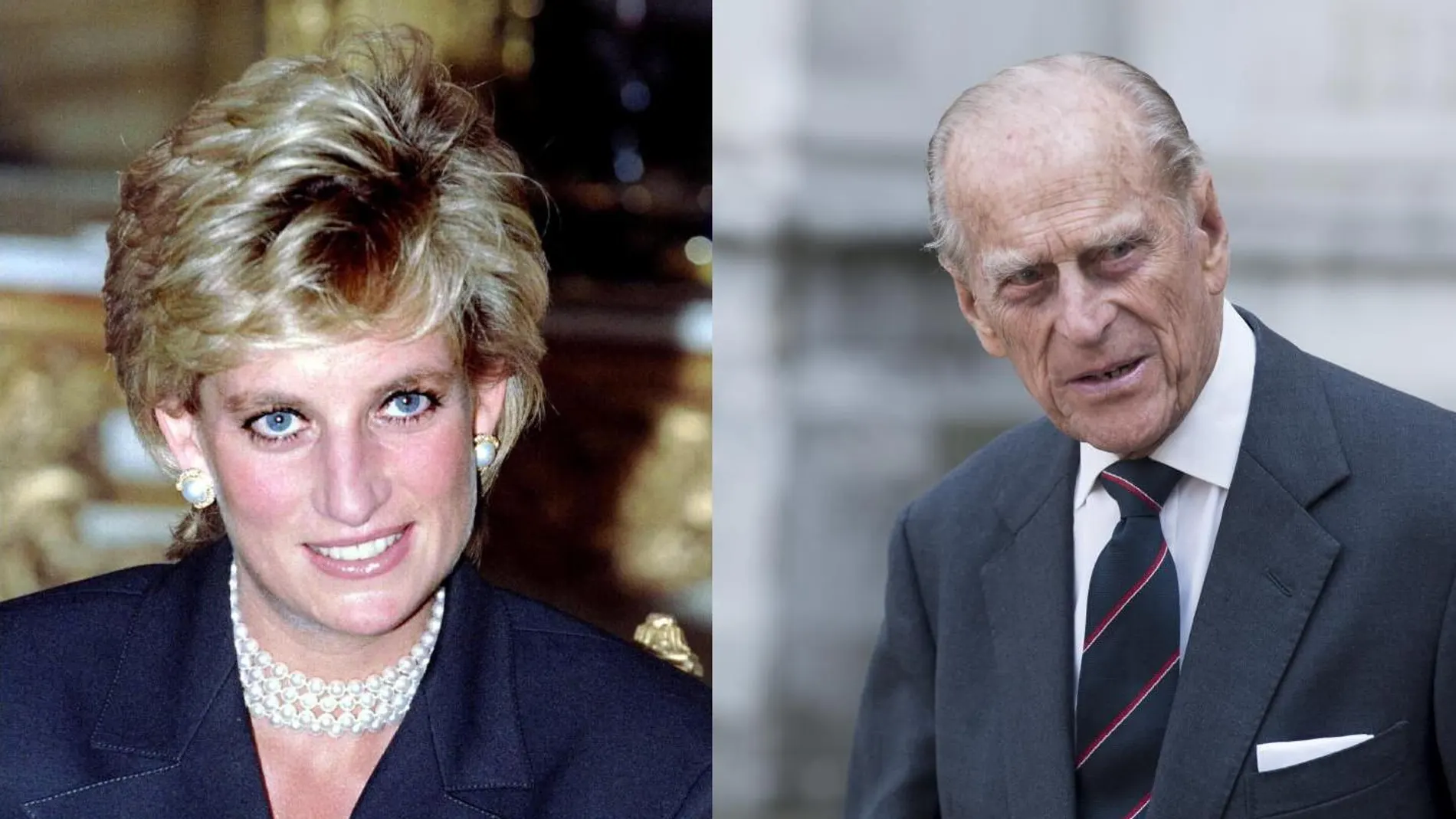 Lady Di y el duque de Edimburgo