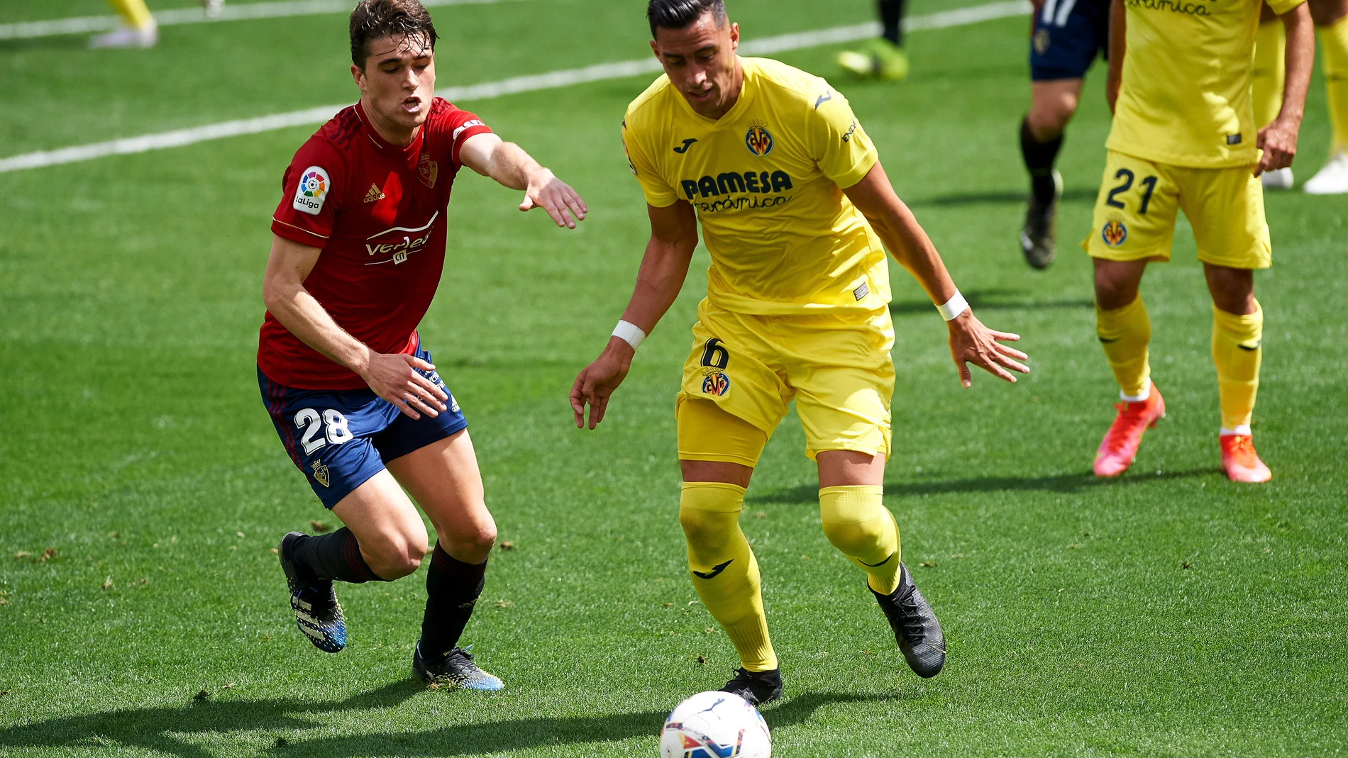 Ramiro Funes Mori con el Villarreal.