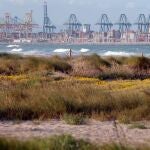 El fuerte oleaje impedía al náufrago salir del mar
