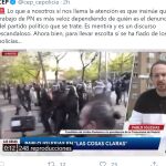 Tweet de la CEP