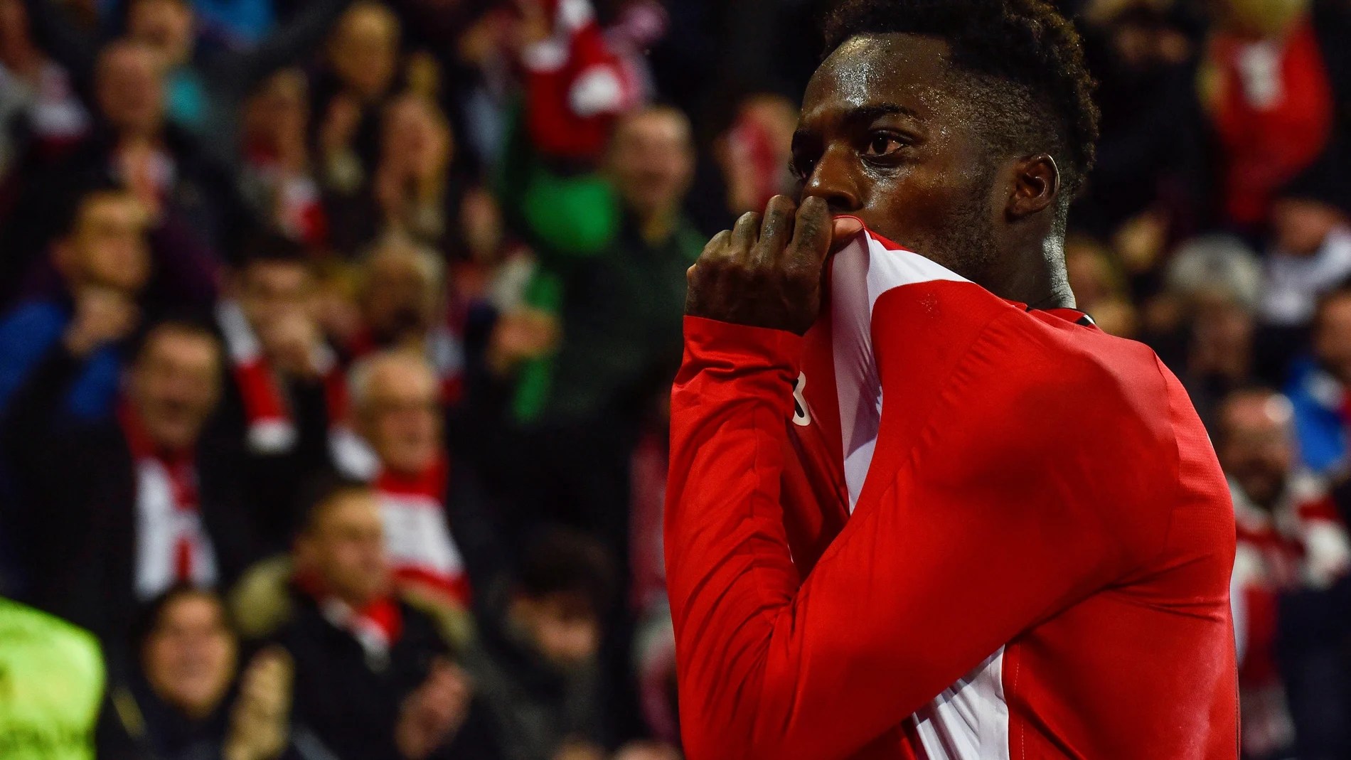 El delantero del Athletic de Bilbao Iñaki Williams. EFE/MIGUEL TOÑA