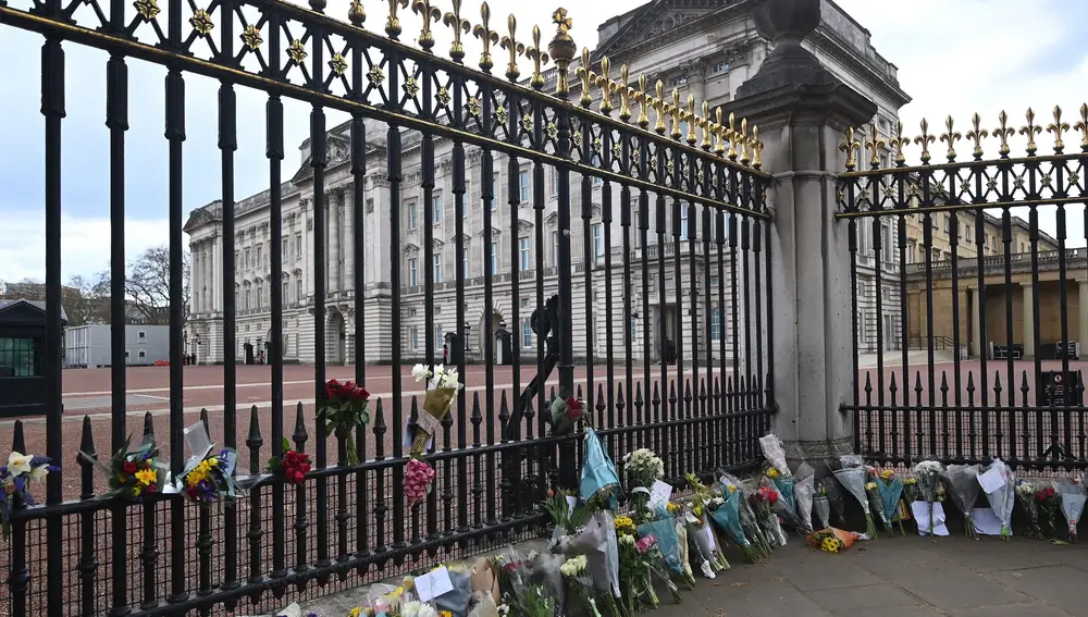 Los tributos florales a Felipe de Edimburgo tras su muerte