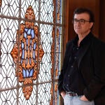 El escritor Javier Cercas el pasado jueves en el hotel Inglaterra de Sevilla