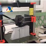 Una de las impresoras utilizadas para la fabricación de las armas