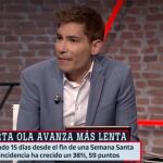 El periodista en su regreso a "Al rojo vivo"