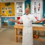 Este es "el truco del 6-3-1" que creó Karlos Arguiñano para explicar cuál es la proporción ideal de patata, huevo y cebolla que debemos añadir a la tortilla de patatas | Fuente: Atresmedia