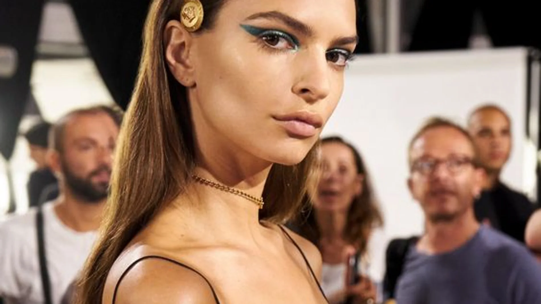 Emily Ratajkowski en un desfile