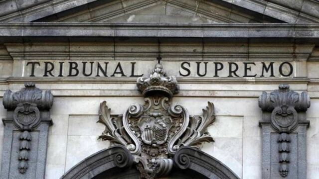 Fachada del Tribunal Supremo, en Madrid