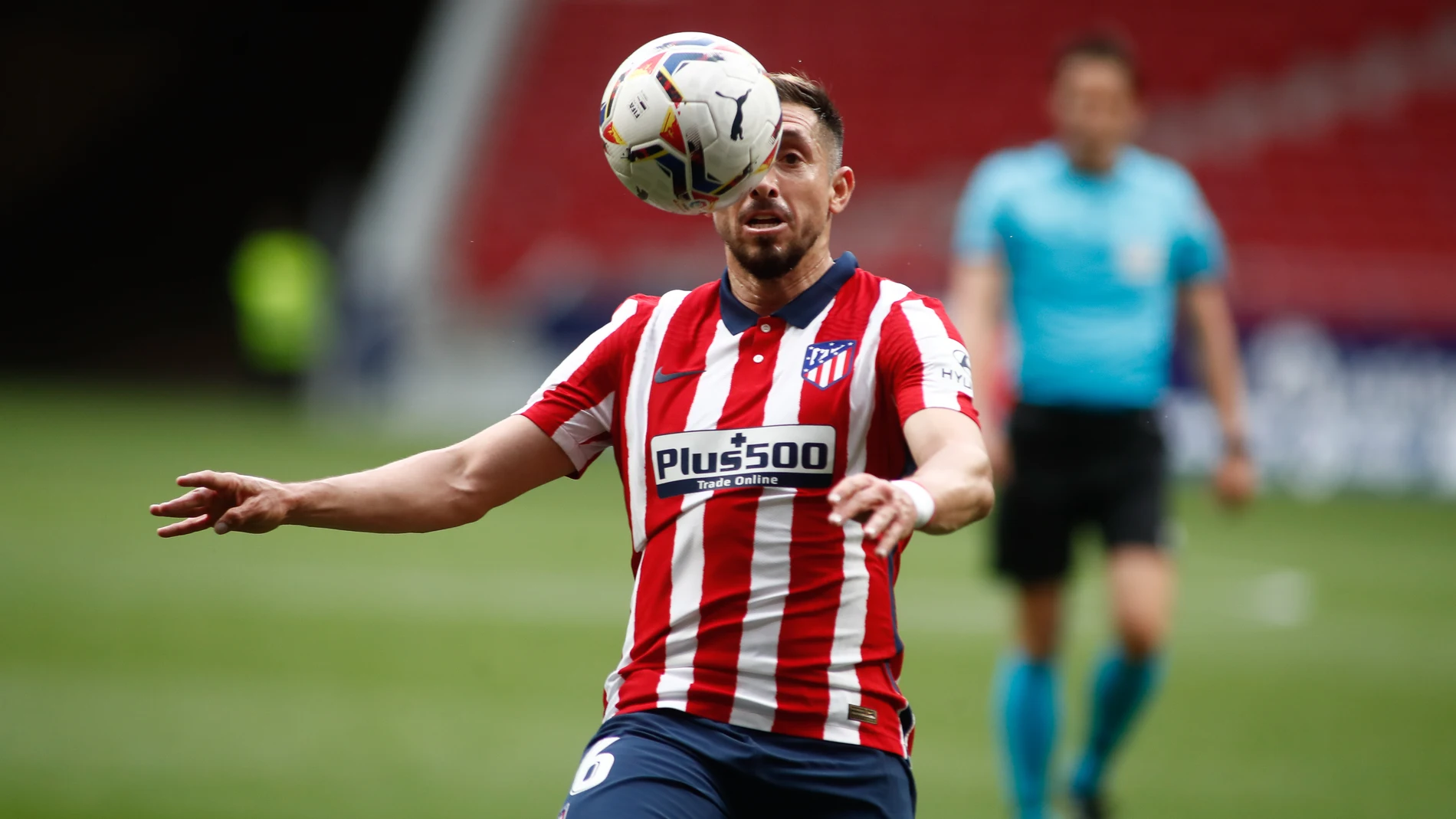 Héctor Herrera con el Atlético de Madrid.