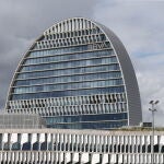 Edificio de la sede de BBVA en Madrid