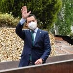 El presidente de la Junta de Andalucía, Juanma Moreno