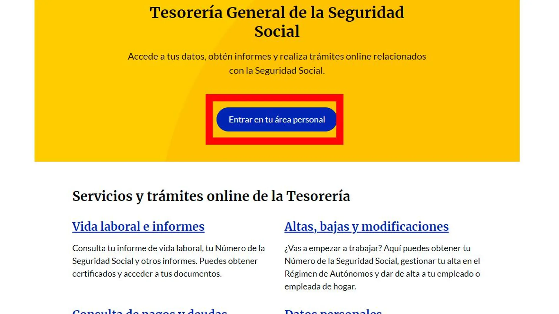 Import@ss, el nuevo portal de la Tesorería General de la Seguridad Social