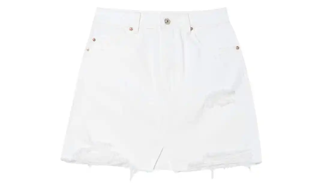 Minifalda denim de Stradivarius