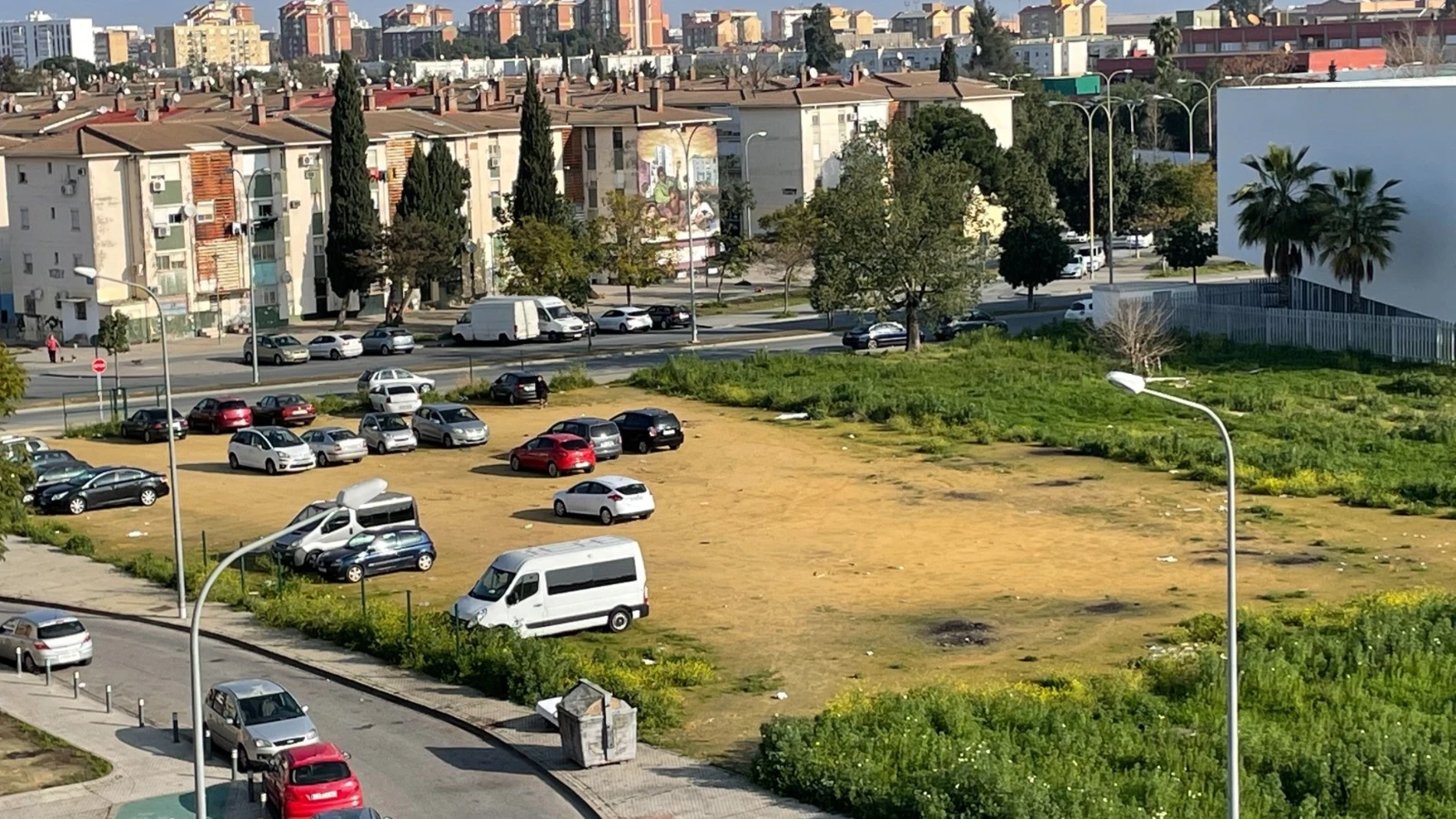 Imagen de archivo que muestra una panorámica del Polígono Sur de Sevilla