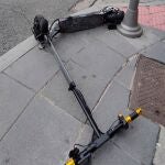 Accidente de patinete. Imagen de archivo