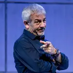 Carlos Sobera durante la presentación de 'Asesinos Todos', en Madrid.