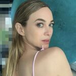Marta Hazas con bañador rosa de firma española/ Instagram @martahazas