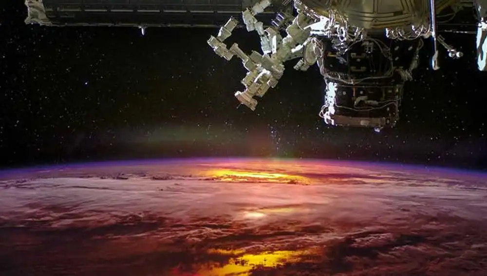 Vista de la Tierra desde un satélite de la NASA