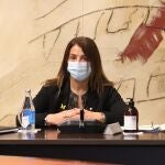 La portavoz del Govern en funciones, Meritxell Budó.
