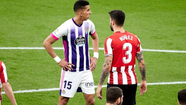 Marcos André con el Real Valladolid.