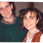 Edmundo Bal, en una foto de juventud, junto a su mujer