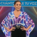 Isabel Pantoja posa durante la presentación del programa de televisión 'Top Star. ¿Cuánto vale tu voz?', en Madrid (España), a 29 de abril de 2021.TELEVISIÓN;TOP STAR;DANNA PAOLA;ISABEL PANTOJA;JESÚS VÁZQUEZ;RISTO MEJIDEJosé Oliva / Europa Press29/04/2021