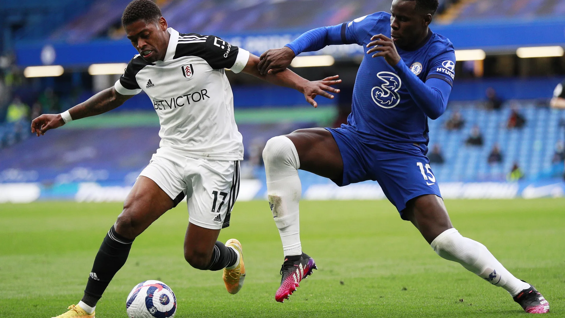 Kurt Zouma con el Chelsea.