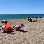 Vista de la playa de Fuengirola