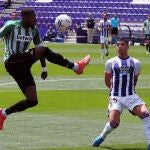 Lucas Olaza con el Real Valladolid.