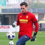 Marc Vidal durante su etapa en el Villarreal.