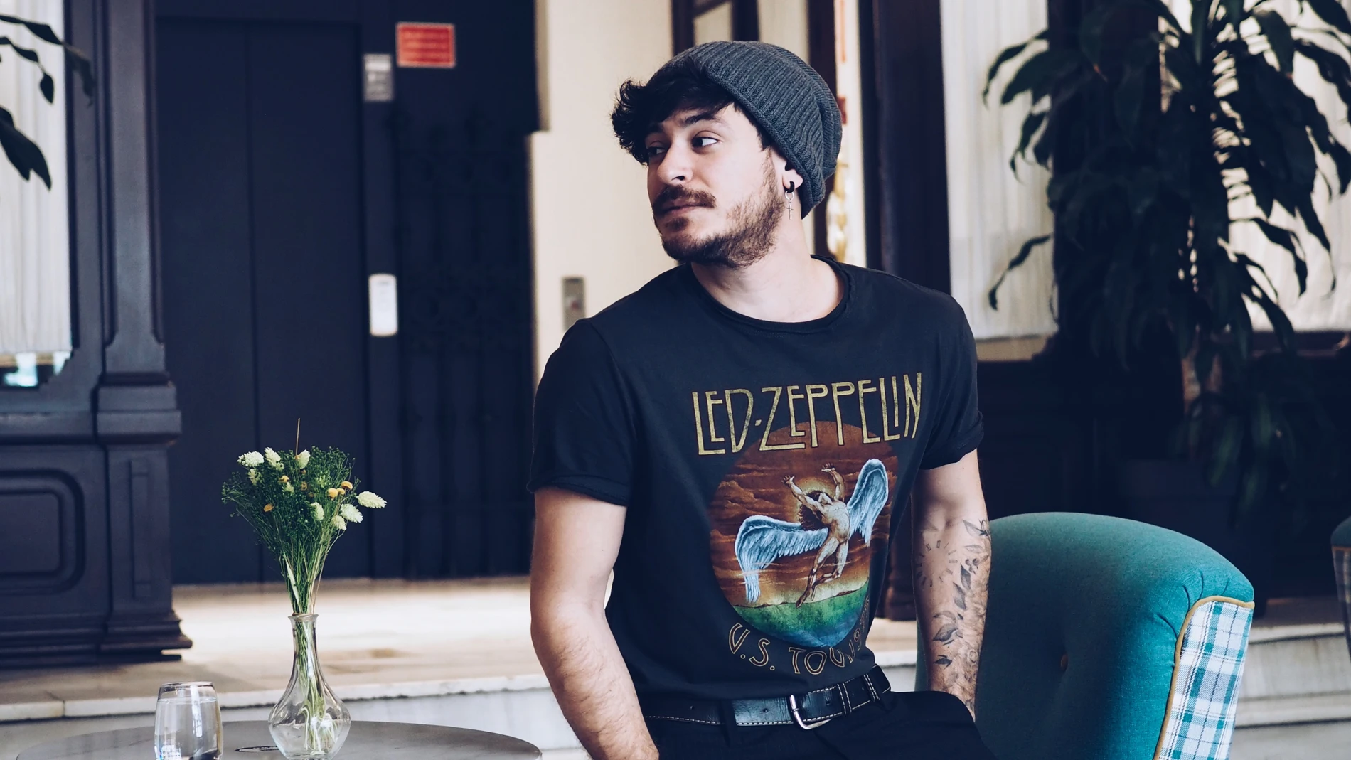 Luis Cepeda en la entrevista para Lifestyle en Vincci The Mint.