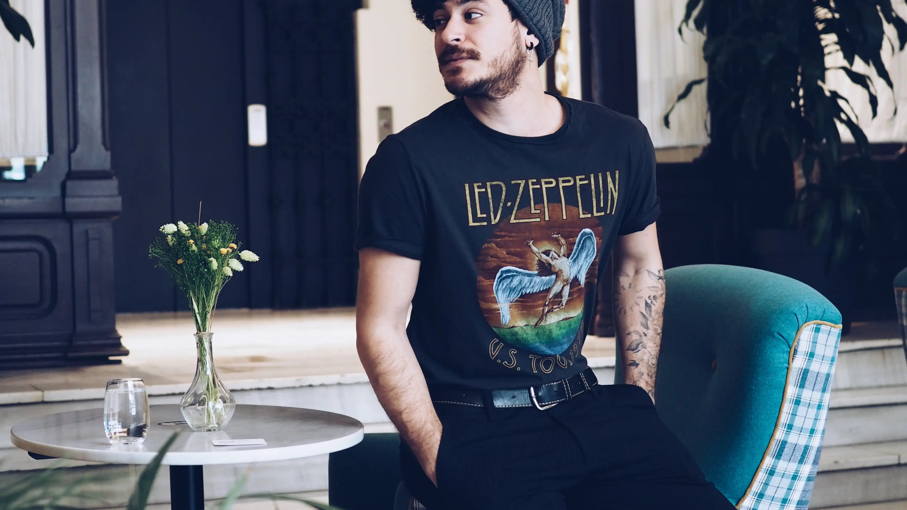 Luis Cepeda en la entrevista para Lifestyle en Vincci The Mint.