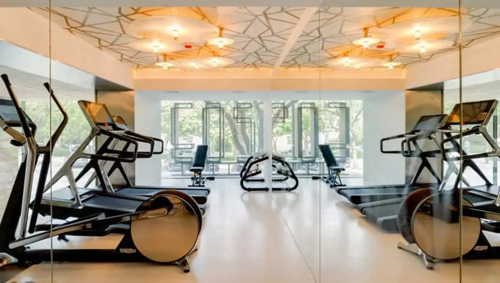 El impresionante gimnasio