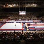 Imagen de unos campeonatos australianos de gimnasia.