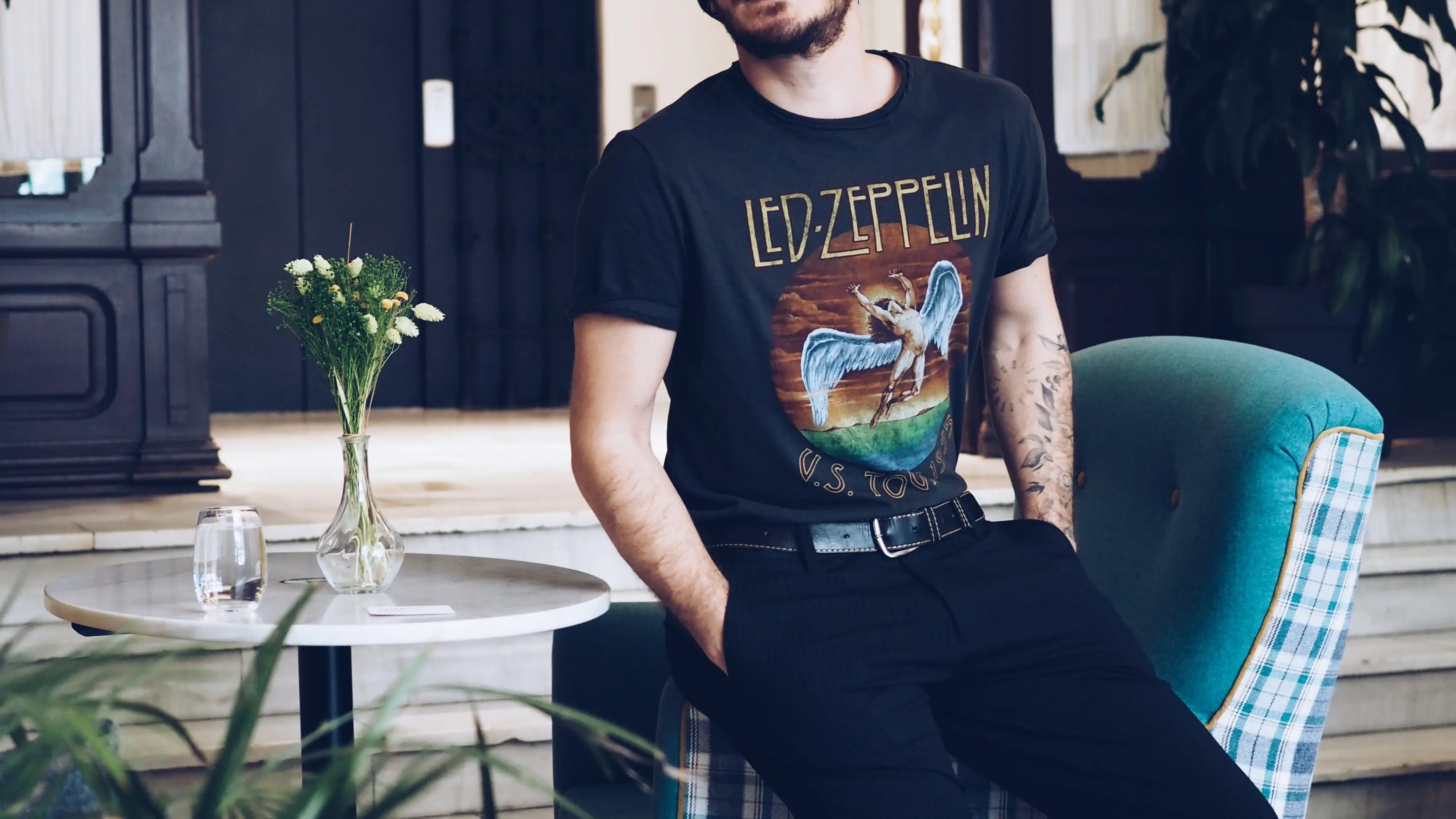 Luis Cepeda en la entrevista para Lifestyle en Vincci The Mint.