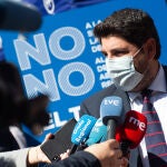 El presidente de Murcia y presidente del Partido Popular de la región, Fernando López Miras