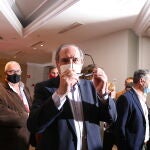 Ángel Gabilondo, en la rueda de prensa tras las elecciones