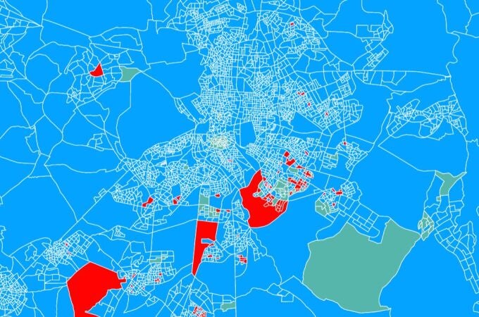 Resultados en Madrid por mesas censales