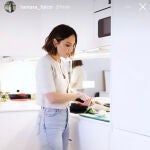 Tamara Falcó en sus stories de Instagram.