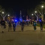 Unas 400 personas se reúnen con ambiente festivo en Arc de Triomf de Barcelona