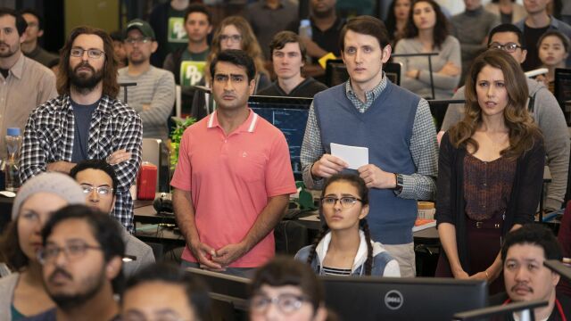 El reparto de la serie estadounidense «Silicon Valley», creada por Mike Judge