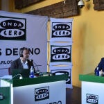 Juan Marín con Carlos Alsina durante la entrevista en Onda Cero