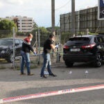 Agentes de los Mossos, en el lugar del descubrimiento
