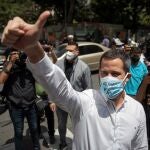 El líder opositor venezolano, Juan Guaidó, presentó este martes su Acuerdo Nacional para Salvar Venezuela